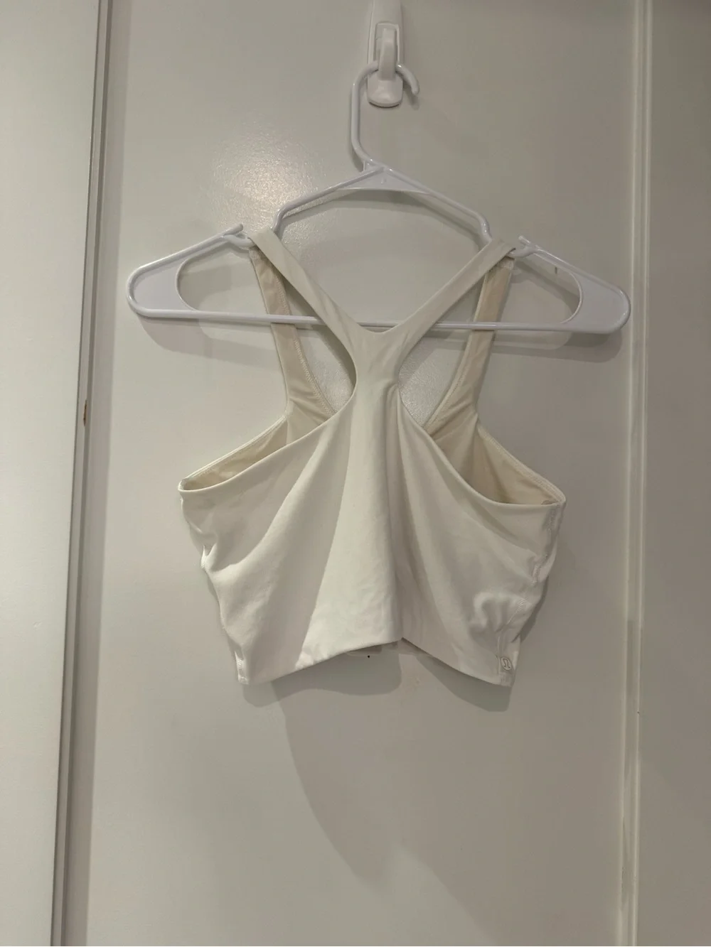 lululemon athletica Cream Padded Sports Bra